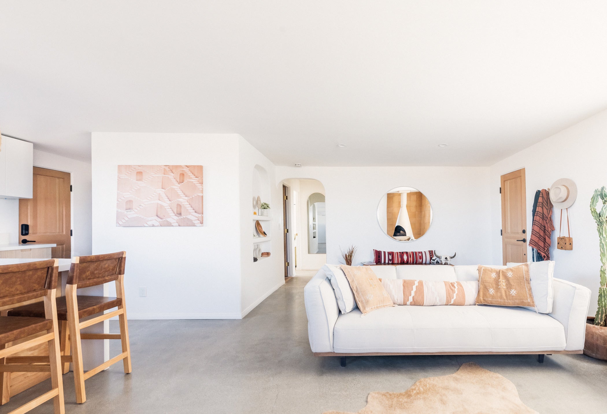 picture of a beautifully custom design for a living room designed by cozy dwellings interior design services